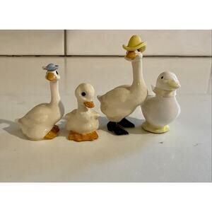 Hagen Renaker and Russ Goose Geese Miniature Figurines